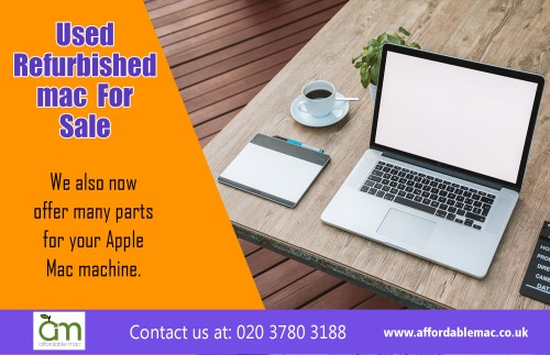 Buy Apple Mac Pro that offers advanced design & innovative performance at https://www.affordablemac.co.uk/product-category/apple-desktops/apple-mac-mini/

Find Us: https://goo.gl/maps/QnmZQLQaTiw

Deals in .....

Used Apple Refurb Desktops For Sale
Used Apple Refurb Laptops For Sale
Used Apple Macbook For Sale
Used refurbished mac  For Sale

Buy Apple Refurbished Macbook Air
Buy Apple Refurbished Macbook Pro

Buy Apple Refurbished iMac
Buy Apple Refurbished Mac Mini
Buy Apple Mac Pro

The biggest benefit to Buy Apple Mac Pro like refurb iMac is that save more money than buying the same one brand new. The reason why many people don't consider refurbished is because Apple products are considered high-ticket items. Plus, they are computers and many things can't go wrong with them.

Refurbished Imac Computers
Add : Unit 5, 8 Walmgate Road
City : Perivale
State : Greenford
Zipcode : UB6 7LH
Country : United Kingdom
Email : info@affordablemac.co.uk
PH : 020 3780 3188
Opening Times

Mon 9am - 5pm
Tues 9am - 5pm
Wed 9am - 5pm
Thur 9am - 5pm
Fri 9am - 3pm
Sat & Sun - Closed

Social---

https://slides.com/affordablemacuk
https://www.ispionage.com/research/UK/affordablemac.co.uk/#smtab-1
https://medium.com/@affordablemacuk
https://secondhandimac.contently.com/