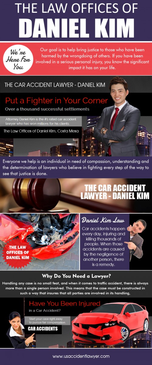 our site : https://www.usaccidentlawyer.com/costa-mesa-truck-injury-attorney/
The Law Offices of Daniel Kim, Costa Mesa has extensive experience dealing with automotive and motorcycle accident cases, with a proven history of results. You’ll receive quality service and expert opinions from a Costa Mesa motorcycle accident attorney with a long history of successful settlements and cases. Our objective is to make sure you get a fair legal outcome. We work extensively to make sure your case is heard and that the party responsible for your motorcycle accident provides a complete settlement.
My Album : https://site.pictures/thelawoffice
More Photos : https://site.pictures/image/dVfvb
https://site.pictures/image/dVH7s
https://site.pictures/image/dV4RK