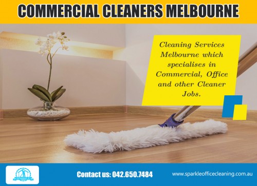 Our website : http://www.sparkleofficecleaning.com.au/commercial-cleaners-melbourne/  
The overall condition of your office is important for making a positive first impression for clients and staff members alike. Moreover, a clean and well-organized office is much more conducive to productivity as employees can focus on the important tasks at hand rather than maintaining the cleanliness of their workspaces. A Professional Cleaning Services northern suburbs Melbourne provide customized cleaning services so that your offices are always clean, comfortable, and presentable.
More Links : https://vimeo.com/housecleaningmelbourne  
https://plus.google.com/u/0/communities/104312099880084097323  
http://www.dailymotion.com/VacateCleaningMelbourne  
sparkleofficecleaning.com.au