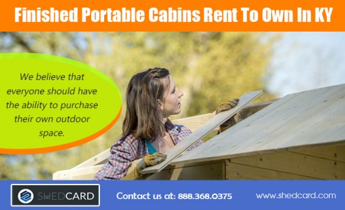 Our Website: https://www.shedcard.com
Rent to own cabins near me in KY was created as a substitute for industrial storage and a number of different solutions. The reduced monthly rental prices are comparable to cabin prices per square foot, however, rent to own cabins in KY allows you to have your cabin on your property. Rent to own cabins near me can be made up of aluminum or steel.
More Links: 
https://www.youtube.com/channel/UC88n9X2OkUWY7clkPbIgQBw
http://followus.com/RenttoOwnBarns
https://www.scoop.it/u/rent-to-own-carports-near-me
http://ow.ly/2Zst30k1BoP