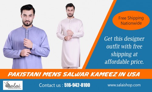 Our Website : https://salaishop.com/pages/buy-pakistani-men-s-shalwar-kameez-online  
Pakistani Shalwar Kameez is made up of a long shirt worn on tight trousers. You are able to buy Pakistani mens shalwar kameez online at economical prices. The dress has a very traditional appeal for it and guys really like to wear it particularly during conventional events. Shalwar kameez is more comfortable to wear as its loose fitting apparel.  
More Links : https://www.pinterest.com/pakistanisuitswithpants/  
https://www.youtube.com/channel/UCugm8RQ8V7SYi4MB9v7ac8Q  
https://papaly.com/salaishop