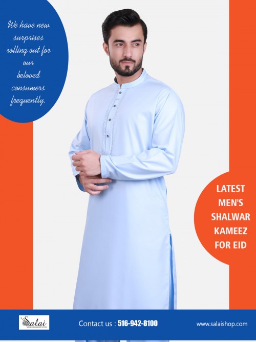 Our Website : https://salaishop.com/pages/mens-shalwar-kameez-for-eid  
It is affordable to purchase latest men's shalwar kameez for Eid. This shalwar kameez design comprises latest layouts with fresh appearances and cloth. Shalwar kameez is traditional as well as a trendy wear. They're also available in different sizes. Latest men's shalwar kameez for Eid is the most elegant option to wear this eid.  
More Links : https://kinja.com/salaishop  
https://padlet.com/salaishop  
https://ello.co/pakistanidressesforsale