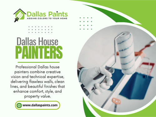 Understanding the difference between interior and exterior painting helps you plan more effectively and get the best results. Both play a vital role in maintaining your home’s appearance and value. For homeowners seeking reliable and high-quality painting services, Dallas Paints connects you with experienced home painters Dallas and trusted Dallas house painters who deliver exceptional results for every project.

Dallas Paints
Address: 2427 Allen St, Dallas, TX 75204, United States
Phone: +12149784400