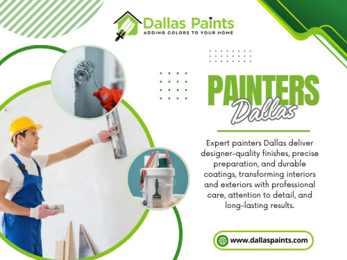 Choosing the right color palette requires careful planning, creativity, and expert guidance. By considering lighting, style, and long-term appeal, you can create a home that feels both beautiful and comfortable. For homeowners looking to achieve flawless results, Dallas Paints offers expert services backed by skilled painters Dallas and experienced Dallas house painters, ensuring your vision comes to life with precision and quality.

Dallas Paints
Address: 2427 Allen St, Dallas, TX 75204, United States
Phone: +12149784400