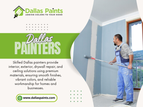 Interior painting focuses on the inside of your house, including walls, ceilings, trim, and other surfaces. The primary goal is to improve aesthetics, comfort, and overall ambiance. Professional painters often recommend interior House Painters when your space starts to feel outdated, dull, or worn out. One of the biggest advantages of interior painting is the ability to personalize your living space.

Dallas Paints
Address: 2427 Allen St, Dallas, TX 75204, United States
Phone: +12149784400