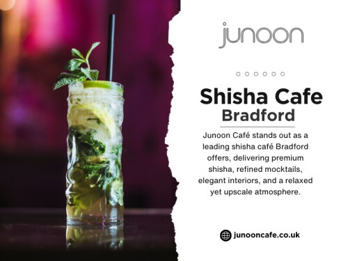 The shisha cafe Bradford is where this is more apparent. The preparation, presentation, and serving of shisha indicate expertise. The cleanliness at Junoon Café also ensures the customer is confident in the quality of the food being served.