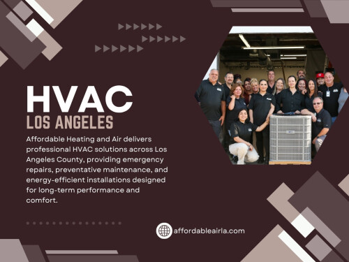 In many cases, HVAC Los Angeles technicians find problems related to clogged filters, airflow restrictions, dirty coils, or aging components that are forcing the system to work harder than necessary.