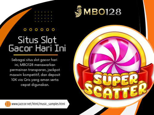 Situs Slot Gacor Hari Ini