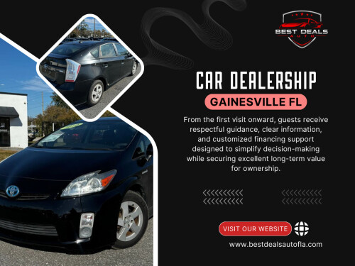 Before you begin browsing listings, determine what you can comfortably afford. A realistic budget should include the vehicle price, insurance, registration, fuel, and routine maintenance. Many first-time buyers focus only on the purchase price and overlook long-term costs. Visiting a trusted Car Dealership Gainesville FL can help you understand which vehicles fit your budget without stretching your finances.