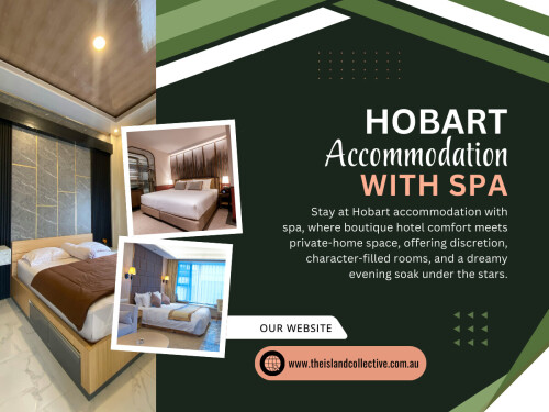 The Island Collective represents a modern interpretation of Boutique accommodation Hobart—one that values calm, design integrity, and genuine comfort.

As a premium option for Hobart accommodation with spa, it focuses on:

Privacy without isolation

Wellness without excess

Luxury without noise

For the traveler who prizes trust, quality, and experience above shallow indulgence, it provides a stay that captures the spirit of Tasmania.

The Island Collective

Address: Hobart, Tasmania, 7000

Phone Number : +61400101466