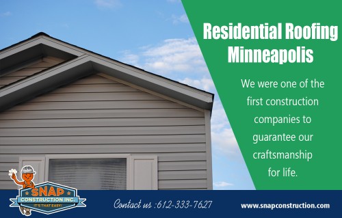 Find best tips for Minneapolis roofing that will fit your budget at http://www.snapconstruction.com/roofing-company-minneapolis/

Find us: 

https://goo.gl/maps/KbWjN4GpUZJ2

To make sure that the roof provides a building with the protection it needs, various factors need to be taken into account. Everything from the design of the roof and the materials used to the installation process the Minneapolis roofing follows decides on how successful the outcome will be. Similarly, inspection and maintenance of the roof are essential. All of this cannot be handled by amateurs as put simply, and they would not be able to gauge what they ought to be looking for and what they can do to avoid potential damage. It is owing to this reason that you need to spend the time and effort to find a contractor who would prove to be reliable and efficient.

Our Services : 

Roofing contractor minneapolis mn
Roofing contractor minneapolis
Minneapolis mn roofing
Minneapolis roofers
Roofing company minneapolis mn

Address :

8200 Humboldt Ave S Suite 120
Minneapolis, MN 55431, USA

Visit Our Website : https://www.snapconstruction.com/  
Phone   : +1 612-333-7627
E-Mail   : contact@snapconstruction.com

Working Hours :

Monday - Friday  –  8:00 AM – 8:00 PM
Saturday   –  8:00 AM – 5:00 PM
Sunday    - Closed

Social Links: 

https://www.youtube.com/channel/UChJ5w27Y3PYmYPt1PxjqcOw
https://twitter.com/SnapMnRoofing
https://www.facebook.com/Roof-Replacement-Contractor-Edina-MN-116186509089355/
https://www.pinterest.com/RoofingMn
https://plus.google.com/u/0/113169440235417072589
https://www.instagram.com/roofingcompanies/
https://sites.google.com/snapconstruction.com/roof-replacement-contractor/home