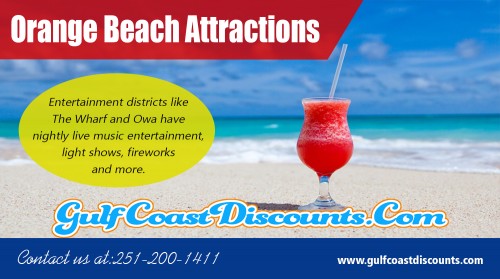 Orange Beach Restaurants for incredible food, breakfast cocktails, and overall vibe at https://gulfcoastdiscounts.com/things-to-do-in-orange-beach-alabama/

Services...
Things To Do In Orange Beach
Orange Beach Restaurants
Orange Beach Attractions
Orange Beach Activities
Orange Beach Entertainment

For more information about our service click below links...
https://gulfcoastdiscounts.com/things-to-do-in-gulf-shores-alabama

Whether you spend your vacation days relaxing on the beach or you do so visiting one exciting attraction after the other, you will find that you will definitely have to stop to eat meals. Orange Beach Restaurants offer a variety of dining options, and you are sure to find a fun and different location to eat. 

Social: 
https://www.pinterest.com/orangebeachrestaurants/
https://twitter.com/restaurantsgulf
https://plus.google.com/u/0/113663301935544807897
https://www.youtube.com/channel/UCi5DgqQrb5t69QSY53TEukQ
https://www.instagram.com/orangebeachrestaurants/
http://www.alternion.com/users/orangebeachrestauran/
https://www.reddit.com/user/orangebeachrest
https://start.me/u/4Kl0Nx/orangebeachrestaurants
https://snapguide.com/orange-beach-restaurants/
http://www.allmyfaves.com/orangebeachrestauran/
https://www.itsmyurls.com/orangebeachrest
