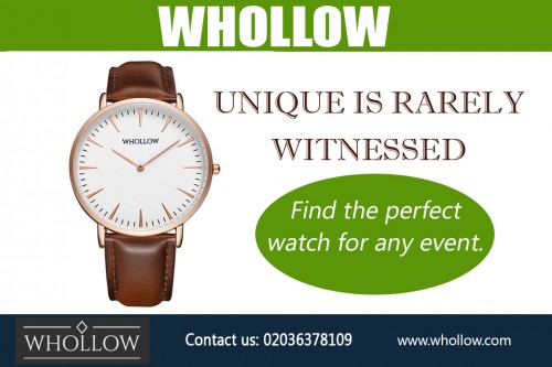 Find a wide variety of Mens Watches including leather, metal, and sport watches At https://whollow.com/mens-watches/

Deals in .....
Whollow  
Luxury Watches 
Mens Watches  
Womens Watches

There are numerous elements that need to be taken into account in regards to selecting a Mens Watches. For instance his personality, which will give you an indication of the kind of watch he will want; modern, classic, sporty and so on. One of the best ways to learn what his preferences are when it comes to watches, is to begin with the watch he is wearing right now.

Add : 35 Little Russell Street, LONDON,WC1A 2HH united kingdom
Email: Hello@whollow.com
Telephone: 02036378109 (10am – 6pm)

Social  : 
https://www.instagram.com/whollowluxury/
https://en.gravatar.com/whollowluxurywatches
https://rumble.com/user/whollowluxury/