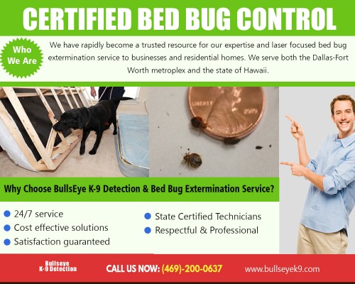 Certified Bed Bug control