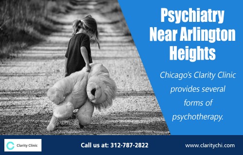 Get professional help from Psychiatry Near arlington heights AT https://claritychi.com/location/arlington-heights-il/
Find us on Google Map : https://goo.gl/maps/eMBEtFrY1Sn
Deals in : 
Arlington Heights local Psychiatry 
Psychiatry Near arlington heights
Psychiatry near my location
PSYCHIATRY

There are many situations which can create trouble in your mental, physical or emotional balance by causing depression and anxiety. In most cases, the reasons are interpersonal relationships, traumas like sexual abuse and violence, post traumatic stress, different types of disorders, issues related to womanhood, grief and loss, low-self esteem, substance abuse, parenting and sometime weight control and eating disorders, too. Locate Psychiatry Near Arlington Heights professionals for better advice and suggestion.  
Address : 2101 S Arlington Heights Rd suite 116, Arlington Heights, IL 60005
Website : https://claritychi.com/location/arlington-heights-il/
Business Primary Phone Number : (847) 666-5339
Hours : Sat to Sun 9AM–5PM , Mon To Fri 7AM–9PM
Emaild: rreddy@clarityah.com
Social : 
https://followus.com/ClarityClinic
https://kinja.com/couplescounseling
https://medium.com/@psychiatryah
https://psychiatryah.contently.com/