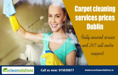 Carpet cleaning services prices dublin