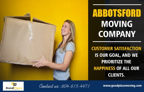 Moving companies in Abbotsford with all aspects of removals at https://goodplacemoving.com/

Deals In : 

movers in Abbotsford
abbotsford moving companies
moving companies in Abbotsford
abbotsford moving company
Abbotsford movers

Vans come in various sizes - when you Hire moving companies in Abbotsford service, the size of the truck depends upon your requirements. You get to decide a trailer based on your necessity. If you are spending money, it makes sense to spend a few more dollars in hiring a man as well to help transport your goods. Man and van assistance in your work can help, and you don't have to look up at strangers to help you while loading or unloading things from the van.


Address : 32508 Tulip Cr. Abbotsford, BC V2T 1R8
 
E Mail : support@goodplacemoving.com

Call US : 604-615-4471

Social Links : 

https://www.instagram.com/abbotsfordmovers/
https://www.reddit.com/user/abbotsfordmovers
http://www.alternion.com/users/abbotsfordmovers/
https://abbotsfordmovers.netboard.me/