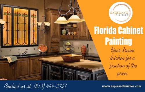 Get a free estimate for Florida cabinet painting  at https://espressofinishes.com/contact-us/

Find Us here..
https://goo.gl/maps/QinGpJbsPHr

Products/Services –
Cabinet Refacing
Kitchen Cabinet Refacing
Bathroom Cabinet Refinishing 
Bathroom Cabinet Painting

A Florida cabinet painting is one of the best investments you can make when it comes to home improvement and often adds more than the cost of the project to the value of the home. Specifically, a kitchen remodel provides the highest return on the value of any form of remodeling. Kitchen remodeling is a lot of work, but the results can be spectacular.

Contact Us: 333 N Falkenburg Rd #B-221, Tampa, FL 33619, USA
Phone Number: (813) 444-2721
Email Address : info@espressofinishes.com

Social:
https://twitter.com/cabinet_rfacing
https://www.instagram.com/tampacabinetrefacing/
https://plus.google.com/u/0/113105570415921402680
https://www.youtube.com/channel/UC7KDZLtMxvZHAISIBaZyVIQ
https://pathbrite.com/cabinet_rfacing/profile