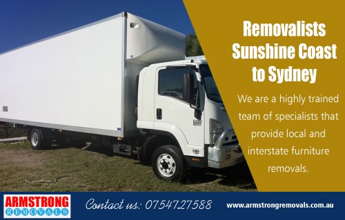Tips for Hiring a Professional Removalists Sunshine Coast at https://armstrongremovals.com.au/local-removals/
Find Us On : https://goo.gl/maps/1QDu6aQ2Whz
The timing of your move is essential if you are moving house on a budget. Removalists Sunshine Coast companies tend to get a lot of work on the weekends as it is the only time many people have free to be able to pack up and move. Planning your move for a time during the week would be the cheapest option as removalists are not as busy, but you still have to make sure you book your removal date well in advance to prevent any hold ups at other jobs and getting yours done on time.
My Social :
https://rumble.com/user/armstrongremoval/
https://armstrongremoval.contently.com/
https://itsmyurls.com/armstrongremoval
http://www.allmyfaves.com/armstrongremoval

Armstrong Removals

8-12 eucalyptus crescent 
Ninderry Qld 4561  Australia
Call Us:  +61754727588, +61412599597
Hours Of Operation : 7am to 10pm 7 Days a Week
Website :  www.armstrngremovals.com.au 
E-Mail :  info@armstrongremovals.com.au 

Deals In......
Affordable Removals Sunshine Coast
Furniture Removals Sunshine Coast
Interstate Removalists Sunshine Coast
Movers Sunshine Coast
Sunshine Coast Removalists