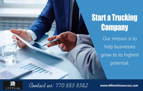 Starting A Trucking Business without a lot of money at http://http://www.44levelstosuccess.com/next-level-trucking-program/

services:-
how to start a trucking company
owning a trucking company
starting a trucking business
truck franchise opportunities
start a trucking company

For more information about our services click below links: 
http://http://www.44levelstosuccess.com/truck-driving-jobs/

You may rate to Starting A Trucking Business low for that reason and prefer a company where you have less home time and more time on the road adding those miles. Otherwise, you may need to give it extra effort considering that handling bigger and longer vehicles are entirely various from driving a car. Even people that have experienced steering a truck still most likely to truck driving institutions to polish their skill and also acquire even more understanding.

Connect Us:-
Phone: 770 885 8582
Mail: jwhitley@44levelsinc.com
Website: http://www.44levelstosuccess.com
Address:  1755 North Brown Road , Lawrenceville, GA
Find us on: https://goo.gl/maps/hZcw5fqvsHM2

Social:
https://owneroperatedtruckingjobs.wordpress.com/
https://archive.org/details/@truckingcareers
http://www.cross.tv/profile/697425
https://plus.google.com/communities/101476052818795828064
https://plus.google.com/communities/114101212502551025316