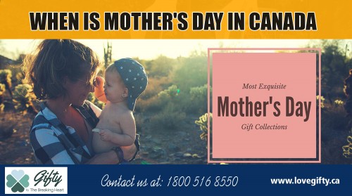 Gift flower to your mom when is mother's day in Canada at https://lovegifty.ca/collections/mothers-day
Find Us On : https://goo.gl/maps/MUGifzhNss92
A more traditional method of making a gift for Mother's Day would be to hand pick flowers and then arrange them into an attractive bouquet. This is a lot of fun and sometimes more meaningful that the most expensive ordered bouquet. It can also be a lot of fun to look for the different natural flowers and plants native to your region. Buy beautiful flowers when is mother's day in Canada for your mom.
My Social :
http://www.allmyfaves.com/giftbaskettoronto/
https://www.unitymix.com/giftbaskettoronto
https://snapguide.com/gift-basket-toronto/
https://www.itsmyurls.com/giftbaskets_ca

Gifty by The Breaking Heart

112 Elizabeth St, Toronto, ON M5G 1P5, Canada
Phone : +1 800 516 8550
E-mail: hola@lovegifty.ca
Open 24 Hours

Deals in ...
Mother's Day Canada
Mothers Day Flowers
Mother's Day Gift Basket
When Is Mother's Day In Canada