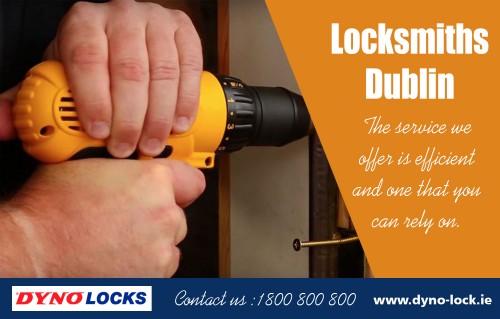 Lost Car Keys - Find Great Locksmiths Dublin at https://www.dyno-lock.ie/dyno-lock-commercial-locksmiths/

Services:
locksmith dublin
locksmith
locksmiths dublin
locksmiths

Contact:
Emai: info@dyno-lock.ie
Call us at 0873 800 800
Call Us 24/24 Free Phone: 1800 800 800
https://twitter.com/dynolock

Locksmiths Dublin solutions include changing locks, rekeying door knobs fixing damaged locks as well as breaking safes open (legitimately certainly). Being a locksmith requires a great deal of skill and training since it is essential to comprehend various complicated mechanisms of modern day securing systems. Locksmithing is called the art of producing as well as defeating locks. 

Social:
http://carkeyreplacement.emyspot.com/
https://ello.co/keycuttingdublin/
https://www.dailymotion.com/KeyCuttingDublin
https://www.4shared.com/u/8H6CHBkM/badrianes83.html
https://rumble.com/user/KeyCuttingDublin/
https://www.scoop.it/u/key-cutting-dublin/curated-scoops