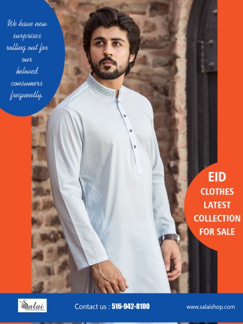 Eid special dresses collection 2018 to make this Eid even more special for you at https://salaishop.com/  

Working women must find a way to stand out and to get ahead in their workplace, because a corporate world is more competitive than ever. Knowledge, skill and ability are important things to consider when you are a career woman. But an image and appearance is also a vital and a key factor in moving up in corporate world. For new classy and trendy collection you can check out Eid special dresses collection 2018.    

Find Us : https://goo.gl/maps/oiRH6b7oi3U2  

Deals In : 

Pakistani Eid Clothes Online USA
Pakistani Eid dresses 2018
Eid dresses online shopping  2018
Eid special dresses collection 2018
Eid Clothes latest collection for sale
Eid Clothes for sale
Islamic wear for Eid

Social Links : 

https://twitter.com/salaishop  
http://facebook.com/salaishop  
https://www.instagram.com/salaishopdotcom/  
https://www.pinterest.com/pakistanisuitswithpants/  
https://plus.google.com/u/0/b/116145280406126160666/116145280406126160666