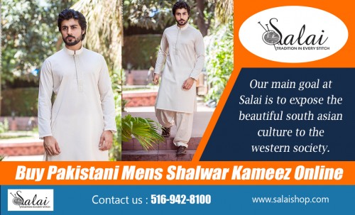 Buy Fashionable Pakistani Eid Clothes Online USA For Men at https://salaishop.com/  

A salwar suit is a traditional dress comprising three elements - salwar, kurta and a dupatta or scarf. Designers have reinvented the traditional salwar suits to suit every occasion and tastes of contemporary women. Designer salwar suits are a rage amongst the fashion forward women. Pakistani Eid Clothes Online USA is the perfect place where you can find latest collection of suits.  

Find Us : https://goo.gl/maps/oiRH6b7oi3U2  

Deals In : 

Pakistani Eid Clothes Online USA 
Pakistani Eid dresses 2018 
Eid dresses online shopping  2018 
Eid special dresses collection 2018 
Eid Clothes latest collection for sale 
Eid Clothes for sale 
Islamic wear for Eid 

Social Links : 

https://twitter.com/salaishop  
http://facebook.com/salaishop  
https://www.instagram.com/salaishopdotcom/  
https://www.pinterest.com/pakistanisuitswithpants/  
https://plus.google.com/u/0/b/116145280406126160666/116145280406126160666