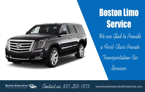 Limo Service To Logan Airport - Reliable Transportation at https://www.bostonexecutivelimoservice.com 

https://www.bostonexecutivelimoservice.com/contact-us/ 
https://www.bostonexecutivelimoservice.com/quick-reservation/ 

Find Us : https://goo.gl/maps/jhLYPkLqim22 

A reliable Limo Service To Logan Airport will have a good reputation and will be rated high by its customers. They will keep their customer's satisfaction as a top priority on their list. An Airport pickup and drop in on time is another top feature of a kind limo rental service company. The client also will be provided with some models of a limo to choose from that are well-maintained and in excellent condition. They will also be able to give you the most satisfying limo service at an affordable cost. Along with the most exquisite limo, they will also provide you with the most experienced and courteous chauffeur to take you to your destination like a VIP.

Our Services : 

Boston Car Service 
Boston Limo Service 
Boston airport limo service 
Boston car service Logan 
Limo Service To Logan Airport 

Call Us : 857-203-1075 
Email : info@bostonexecutivelimoservice.com 

Social Links : 

https://twitter.com/TownCarBoston 
https://www.facebook.com/BostonExecutiveLimo/ 
https://www.instagram.com/towncarboston/ 
https://plus.google.com/103633211826108850232 
https://in.pinterest.com/airportlimoboston/ 
https://www.youtube.com/channel/UCjMPYp--iNry5O3I-niJXpQ