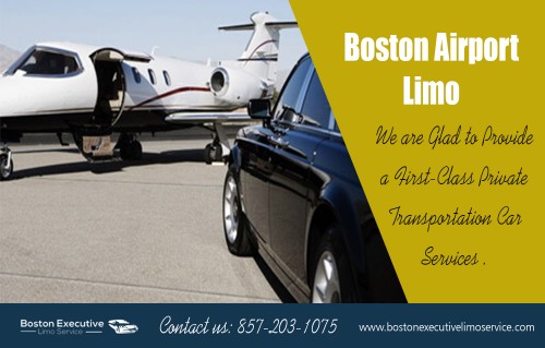 We offer a wide range of luxury Boston Limo Service at https://www.bostonexecutivelimoservice.com 

https://www.bostonexecutivelimoservice.com/contact-us/ 
https://www.bostonexecutivelimoservice.com/quick-reservation/ 

Find Us : https://goo.gl/maps/jhLYPkLqim22 

If you have to get to the airport and don't want to hassle with driving your car, finding a place to park and paying a lot of money to park your car overnight or long-term, call a Boston Limo Service for a ride. A reliable car service company can make sure you get to the airport with plenty of time to spare. Your driver can drop you off right at your gate and help you with your bags. It cut a lot off of your travel time. You will be able to relax at your gate instead of having to rush to your gate, or worse, miss your flight.

Our Services : 

Boston Car Service 
Boston Limo Service 
Boston airport limo service 
Boston car service Logan 
Limo Service To Logan Airport 

Call Us : 857-203-1075 
Email : info@bostonexecutivelimoservice.com 

Social Links : 

https://twitter.com/TownCarBoston 
https://www.facebook.com/BostonExecutiveLimo/ 
https://www.instagram.com/towncarboston/ 
https://plus.google.com/103633211826108850232 
https://in.pinterest.com/airportlimoboston/ 
https://www.youtube.com/channel/UCjMPYp--iNry5O3I-niJXpQ