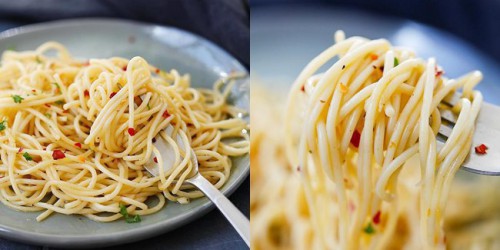 Spaghetti-aglio-olio