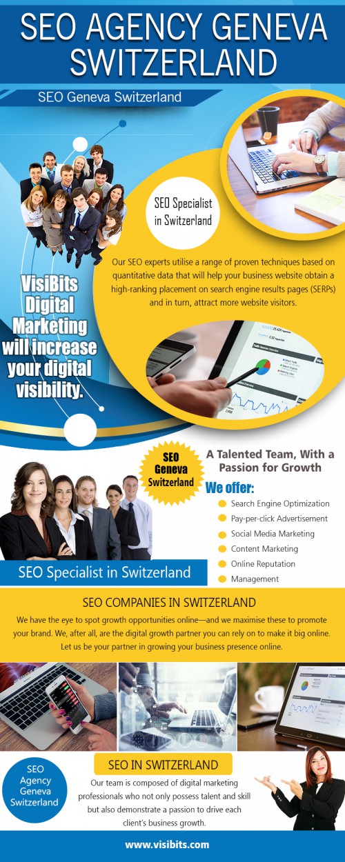 SEO expert Switzerland your digital partner at http://visibits.com/

Digital marketing is in its growth, and it has proved itself a milestone in the world of advertisements and marketing. SEO is a great web marketing technique which is widely used by the brands now a day for reaching a huge number of audiences in less time. The SEO agency in Geneva can help you analyze better, and the best digital marketing advisors are Visibits.

Social :
http://www.apsense.com/brand/VisiBits
http://visibits.brandyourself.com/
https://remote.com/visibits
https://about.me/VisiBitsSEOGoogle/
https://www.hotfrog.ch/firma/geneva/switzerland/visibits

VISIBITS - Digital Marketing

Add - Rue Pierre-Fatio 15 1204 Geneva, Switzerland
Call us : +41-22-575-39-51
Mail us : sales@visibits.com

Services :
PPC Switzerland
Seo Expert Switzerland
Digital Agency Geneva
Marketing Agency Geneva
Seo Switzerland