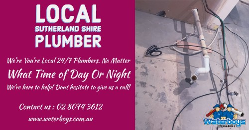 Local in Sutherland Shire for your comfortable use of water AT https://waterboys.com.au/
Find Us On Google Map : https://goo.gl/maps/WXJtBgYzAf4mW7Fc7
Plumbers have services related too water heater too. In winters, we all want warm water for use. Waterboys plumbing provides services related to repairing of the Local Sutherland Shire Plumber. Plumbers offer many services from the water heater to installation to repairing water pipes.
Phone 02 8015 6122
Social :
https://www.viki.com/users/blockeddrainssydney/about
https://www.smore.com/suecp-waterboys-plumbing
https://waterboysplumbing.contently.com/
https://www.allmyfaves.com/blockeddrainssydney