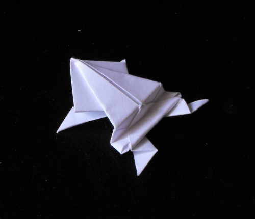 Origami kodok