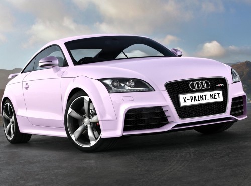 Audi tt rs 2010 light pink paint