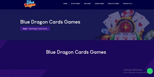 We offer Best Blue dragon cards games online. Play online casino games, online fish table and slots, golden dragon fish table and Sweepstakes game store. Download now games on mobile.

BlueDeagonFL is a Sweepstakes games where you can find the latest and upgraded slot games. Are you ready for some fun? We are one of the best Online Sweepstakes application is something the players say to us. Online sweepstakes makes some of the best bets. Choose some of the best sweepstakes online at the website and play your best shot online. Want to experience the thrill of the land based gaming without any fear, then land at the most reliable Sweepstakes.

#Onlinesweepstakesgames #Bluedragonslotsgames #Bluedragonfishgames #Bluedragoncardsgames #Bluedragonroulettegames #CasinogamesinUSA #Onlineslotgames #Downloadsweepstakegames #Onlineslot&sweepstakes #Sweepstakesgamestore #Onlinecasinogames

For more info:-http://bluedragonfl.com/www-bluedragon-Cards.html