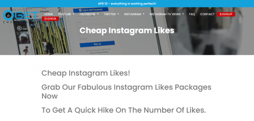 Cheap instant Instagram Likes ~ We provide 100% real people cheapest and Real people Instagram Likes, Followers, Comments, Views - Provide Guarantee services Only.

Read more:- https://www.getcheapviews.com/instagram-category/cheap-instagram-likes/

Get Cheap Views Provides The Best Quality Of All Social Media Services At Cheap Price.To most of the entrepreneurs, social media is the “future big thing,” a non-permanent type yet powerful platform that must be taken advantage of while it’s on the trend. Because it came up so quickly, social media has developed its own reputation with some of the people for being favorite as a marketing interest, and therefore, a profitable one.

#buycheapyoutubeviews #buyyoutubeviewscheap #buyinstagramfollowerscheap #cheapyoutubeviews #buyinstantinstagramlikes #buyinstagramlike #cheapfacebookviews #buyfacebookviews