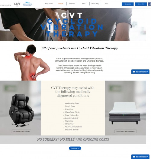 We offer Best Cycloid vibration therapy and adjustable beds in Brisbane Australia. CVT Therapy may assist with the Arthritic Pain, Back Pain and  Shoulder Pain diagnosed conditions . 

https://www.sleepessence.com.au/products 

We have a team of full time professionals fully equipped and dedicated to assist all clients with a variety of ailments. They are committed to ensure Australian seniors are educated as to what products and services are available to assist with maintaining good health, maintaining independence and staying in their own home as long as possible. 

#Agedcareassistancequeensland #cycloidvibrationtherapy #Recliningchairsbrisbane #Bedsforelderly #adjustablemassagebeds #recliner #electricreclinerliftchairsbrisbane #electricbedsaustralia #electricliftchairsAustralia #adjustablebeds #bestadjustablebedsaustralia #adjustablebedsbrisbane #electricliftchairs #Massagechairbrisbane #LiftupReclinerchairs #Liftupchairs #hospitalbeds #electricbeds #medicalbeds
