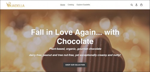 Best Chocolate Store in USA. We offer Quality Plant based Chocolate, Dark Chocolate, dairy free chocolate, organic chocolate, Premium Chocolate, gourmet Chocolate in USA. 

https://suadella.com/

Suadella® is the first organic, plant-based chocolate of its kind; offering a wide selection of dairy-free Créme Blanche, Créme Gold and Dark chocolate assortments that will captivate your senses. Free from the main allergens, yet beats traditional chocolate with its timeless rich and nutty flavors. With no additives or artificial flavors.

#PlantbasedChocolate #ShopDarkChocolateUSA #BuyPremiumChocolate #Onlinegourmetchocolate #BestorganicchocolateUSA #PlantbasedchocolateinUSA #dairyfreechocolate #tree-nutfreechocolate #soyfreechocolateUSA #gourmetChocolateAssortments #BuyDarkChocolateOnline #ChocolateStoreinUSA #VeganchocolateUSA #Cremeblanchechocolate #CremegoldchocolateUSA #Darkchocolatecranberry #Veganfriendlychocolate #bestveganchocolate #bestdarkchocolate #vegandarkchocolate #veganmilkchocolate #veganwhitechocolate