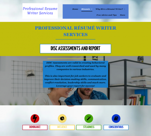 Online Disc assessments services. We offer a wide range of different DISC Assessments and reports to analyze your behavioral style in the workplace, improve sales, leadership, and much more!

Read more:- https://www.professionalresumewriterservices.com/disc-assessments

We guarantee fast custom-made resume services by Certified Professional Résumé Writers. We boast your accomplishments, use the best formatting for your industry and ensure formatting is ATS compatible.

#Professionalresumewriterservices #Resumewritingservices #Custommaderesume #Professionalresumewriters. #Bestresumepackages #Discassessments #CVwritingservice #Professionalcvwritingservice #RésuméandLinkedInpackage #LinkedInanddiscassessmentpackage #Custommaderesumewriting