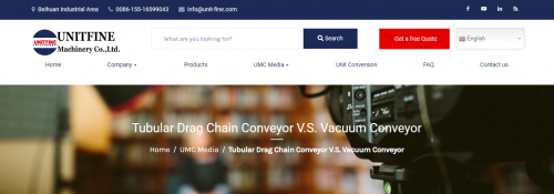 We offer Tubular conveyors of some sort are generally utilized where bulk materials should be shipped undercover starting with one piece of a procedure then onto the next.

Read more:- https://unit-fine.com/tubular-drag-chain-conveyor-v-s-vacuum-conveyor/

Unitfine Machinery is a sieving solution provider that has improving customers’ product quality and production efficiency by manufacturing and supplying high quality separator and filter. Our company has almost 20 years of nonstop experience in innovation and professional separating technology, specialized in providing class-leading quality industrial separators & filters. With our assistance, our wide range of separators and filters can be tailored to improve your product quality, while increasing the profit of your company.

#dragchainconveyor #Tubularchainconveyors #vibratingsieve #linearvibratingscreens #spicemixermachine #gascoffeeroaster #FineScreeningEquipments #Powderprocessingline #DryingEquipment