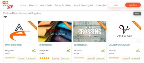 Global B2B Networking & FabricSourcing, Apparel sourcing platform Exclusively for Sourcing Yarn, Fabric, Apparel, Trims, Accessories, Dyestuff & Chemicals. Textile B2B Portal
B2B Textile, B2B Sourcing platform, Fabric sourcing platform, Fabric sourcing website, Apparel sourcing platform, Fabric Manufacturers, Fabric Suppliers, Yarn Manufacturers, Yarn Suppliers, Apparel Manufacturers, Textile Manufacturers, Textile Suppliers, Yarn Sourcing, Fabric Sourcing, Online Fabric sourcing, Textile Sourcing, Cotton Fabric Manufacturers, Pc Yarn, Polyester Fabric Manufacturers, Cotton Fabric Suppliers.
#B2BTextile #B2BSourcingplatform #Fabricsourcingplatform #Fabricsourcingwebsite #Apparelsourcingplatform #FabricManufacturers #FabricSuppliers #YarnManufacturers #YarnSuppliers #ApparelManufacturers #TextileManufacturers #TextileSuppliers #YarnSourcing #FabricSourcing #OnlineFabricsourcing #TextileSourcing #CottonFabricManufacturers #PcYarn #PolyesterFabricManufacturers #CottonFabricSuppliers #CottonfabricmanufacturersinIndia #CottonyarnmanufacturersinIndia #CottonYarnsuppliers #TextileB2BPortal #TextilemanufacturersfromIndia #Textilemanufacturersfromchina #FabricmanufacturersinIndia #FabricmanufacturersinChina

Web:- https://www.gosourcing365.com/