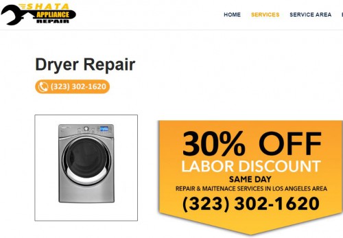 We provide online dryer repair service. We Repair Samsung dryer repair, whirlpool dryer repair, maytag dryer repair, Kenmore dryer repair, LG dryer repair, Ge dryer repair. We have years of experience in dryer repair and know how to deal with big or small issues. Call us Now! (323)-302-1620.

Professional refrigerator, oven, washer, dryer repair services for the past many years. We are a repeated family operated Appliance Repair Company for the past many years. We treat all our valuable customers as if they are our own family. Shanta Appliance Repair feels proud of itself because of top-tier workmanship and top-class appliance repair services. 
#shataappliance #refrigeratorrepair #refrigeratorrepairnearme #refrigeratorrepairservice #Kitchenaidrefrigeratorrepair #Subzerorefrigeratorrepair #dryerrepairnearme #dryerrepairservice #whirlpoolwasherrepair #stoverepairnearme

Web:- https://shataappliance.com/services/dryer-repair/