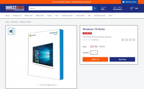 Windows 10 home product key 64 bit - On the off chance that you need to purchase Windows 10 Home or choose to buy different adaptations, you will have colossal comfort. This settles on the working framework a decent decision for both expert and private purposes. This makes it simple to utilize the various new capacities and to count on an all around considered framework.

Our team at Direct Keys are experts in the IT industry. Directkeys.com is 20 years old, yes - born in 2000. We source the best value for money products so our buyers know where to price them at market busting prices. Our audiences and target buyers are left satisfied with a quality product as well as fulfilling your cost-saving exercise and benefiting from our excellent customer service.

#Windows10enterpriseltsc2019 #Windows10operatingsystem #microsoftofficeprofessionalplus2019 #Windows10productkey #Windows10productkey64bit #Buywindows10productkey #Freewindows10homeproductkey 

Web:  https://directkeys.com/products/windows-10-home