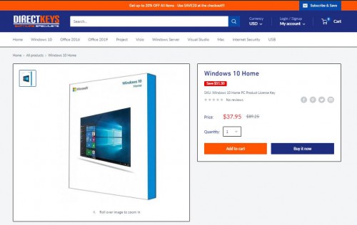 Get Free windows 10 home product key at best Price.Microsoft Windows 10 offers perhaps the greatest jump in the advancement of another working framework. Consequently, clients can expect various new capacities that can be utilized to take a shot at improving structures. On this premise, the new form works considerably more easily and adjusts to the desires for its clients.

#Windows10enterpriseltsc2019 #Windows10operatingsystem #microsoftofficeprofessionalplus2019 #Windows10productkey #Windows10productkey64bit #Buywindows10productkey #Freewindows10homeproductkey 

Web:  https://directkeys.com/products/windows-10-home