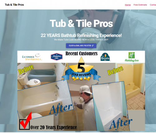 Bathtub Refinishing Pro is always the right choice for any plumbing fixture repair need that you may have. We provide Best affordable Bath Tub Repair in Lowell,  Manchester and Worcester.

One unexpected expense that catches many homeowners off guard is when they need to replace their bathtub. Most new bathtub installations cost nearly $1,500 to 3,000 and can be even higher depending on the type of tub purchased, as well as the hassle of hooking up the plumbing. As a result, many homeowners merely ignore their worn out bathtubs, allowing it to continue growing soap scum, mold, and mildew without the protective layer to keep them at bay.
#Tubreglazing #Bathtubresurfacing #BathTubremodel #BathTubresurfacing #BathTubReglazing #Tubrefinishing #BathtubGlazing #BathTubRefinishing #Bathtubfinishers #BathtubRefinishing #BathTubReglazing #BathTubRepair #BathTubrepair #Bathtubrefinishingcompanies #Bathtubrefinishingcompanies

Web:- https://tubntilepros.com/free-estimate/