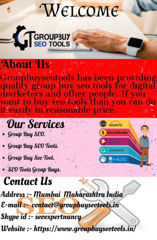 Find all the best seo tools group buys in one location. Having a top rank in your business is extremely good, and if you are wonder to why should hire GROUPBUY SEO TOOLS then visit at :- https://www.groupbuyseotools.in for more services.

https://www.groupbuyseotools.in