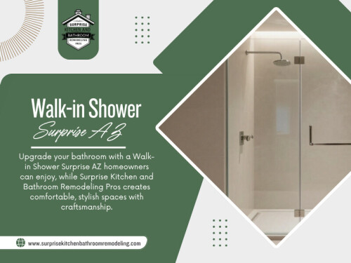 A shower does not need a dozen luxury features to feel better. Sometimes one useful shelf, a wider entrance, or a handheld fixture can change the whole morning routine. That is what makes a Walk-in shower Surprise AZ project interesting. The best features are often the ones that solve small problems people have been putting up with for years.

Address: 14239 W Bell Rd, UNIT 218, Surprise, AZ, 85374
Phone Number: +1(623) 294-8138