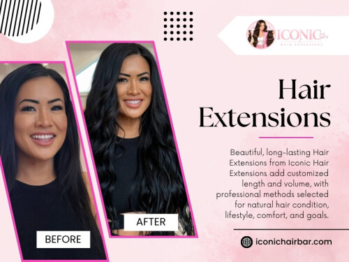 Heat styling can completely change the look of your hair in a matter of minutes. A straightener can smooth everything down, while a curling wand can turn a simple hairstyle into something ready for a night out. The trouble is that repeated heat needs more thought when Hair extensions are part of the picture. Extensions can be styled, but they need a little more care than natural hair alone. The attachment points, the extension hair itself and your own strands all need to be considered before turning up the heat.

ICONIC Hair Extensions
Address: 8065 Kipling Ave, Woodbridge, ON L4L 2A2, Canada
Phone: +16475786157