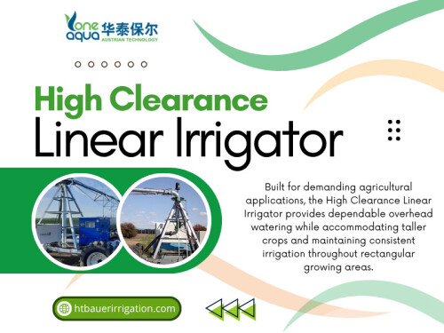 High Clearance Linear Irrigator